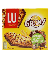 Lu Grany Choco Bar Milk Peas 138g 